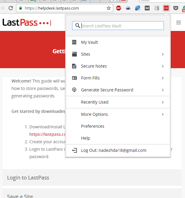 How To Manage Multiple Niche Websites And Stay Sane: LastPass